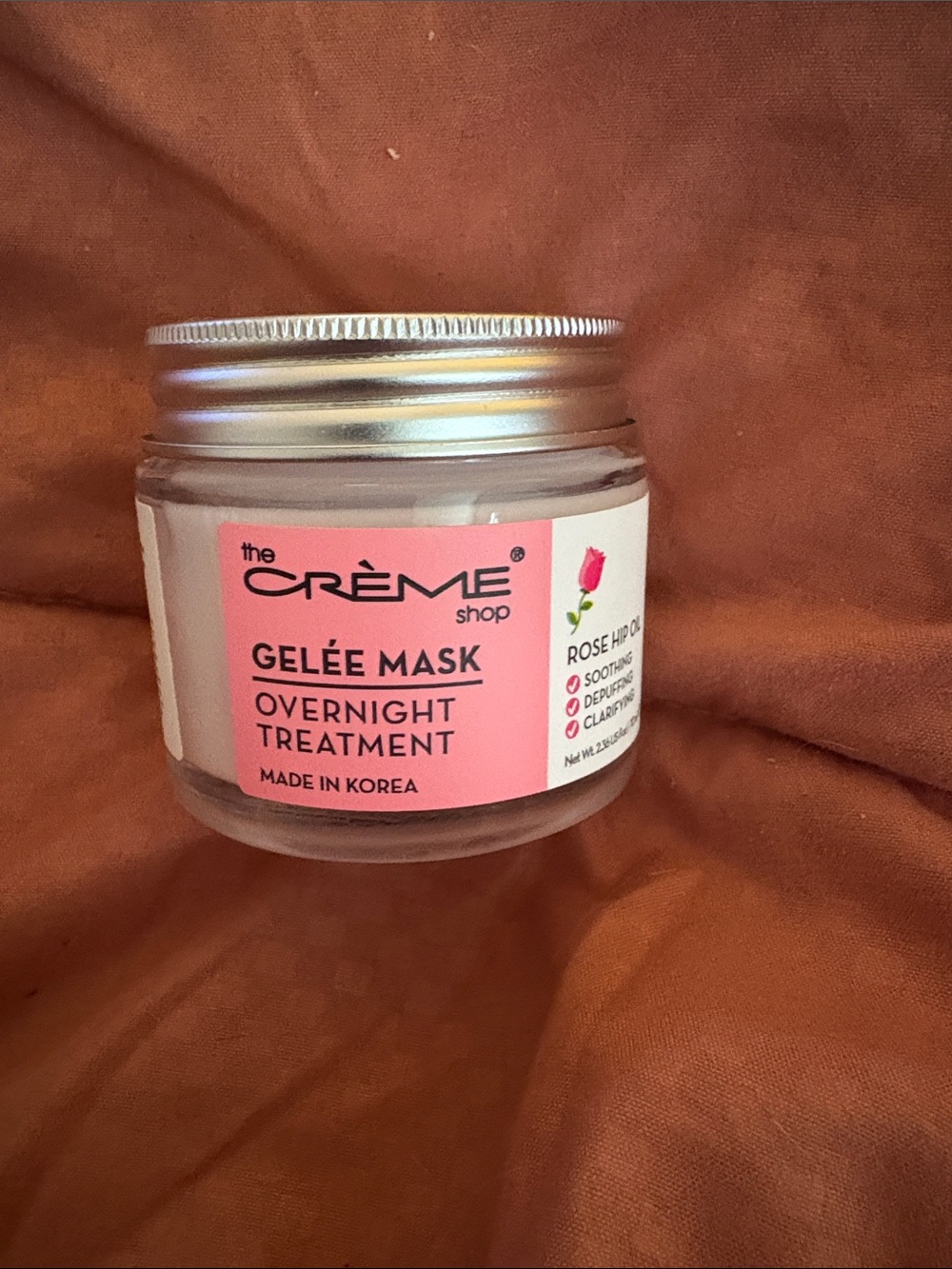 The Crème Shop Pink Gelée Overnight Mask – Hydrating Night Treatment